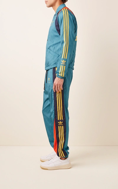 Shop Bed J.w. Ford Paneled Nylon Track Pants In Blue