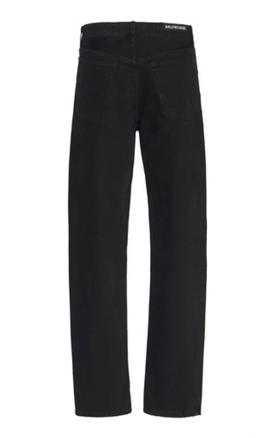 Shop Balenciaga Mid-rise Skinny Jeans In Black