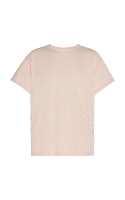 Shop Amiri Shotgun Cotton T-shirt In Pink