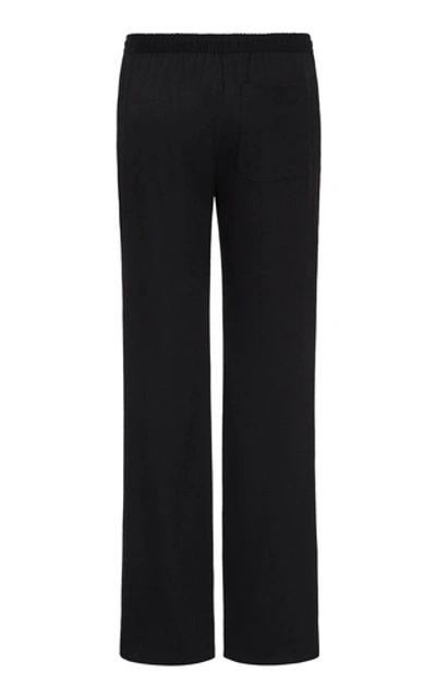 Shop Haider Ackermann Cotton Straight-leg Jogger Pants In Black