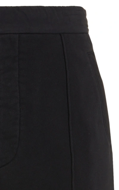 Shop Haider Ackermann Cotton Straight-leg Jogger Pants In Black