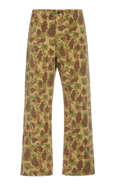 Shop Rrl Field Cotton Chino Pants In Multi