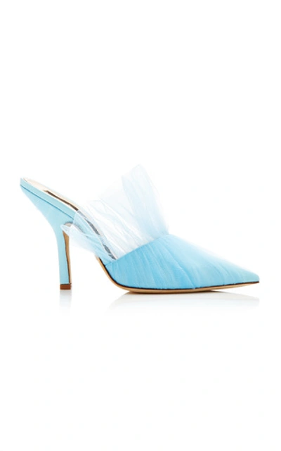 Shop Midnight 00 Antoinette Mules In Blue