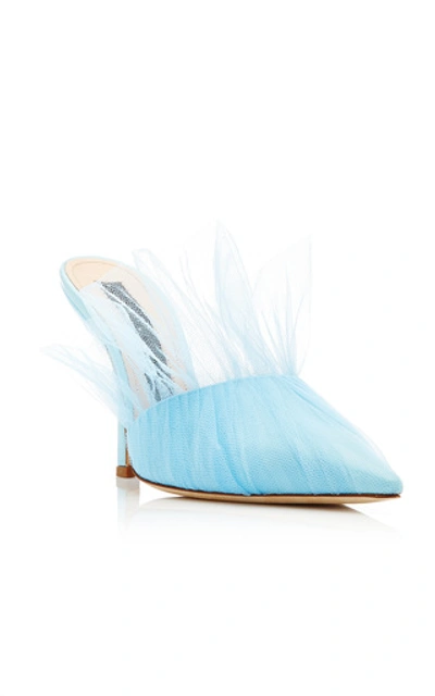 Shop Midnight 00 Antoinette Mules In Blue