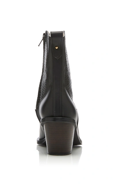 Shop Reike Nen Western Leather Boots In Black