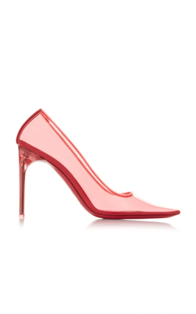 Shop Givenchy Clear Pvc Pumps In Pink