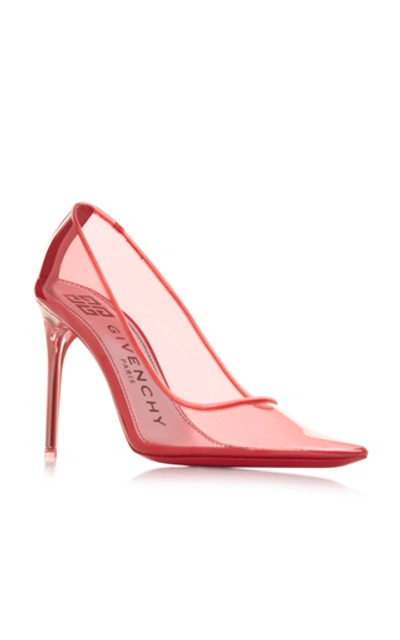 Shop Givenchy Clear Pvc Pumps In Pink