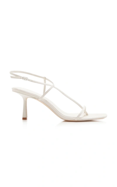 Shop Studio Amelia Leather Sandals In White