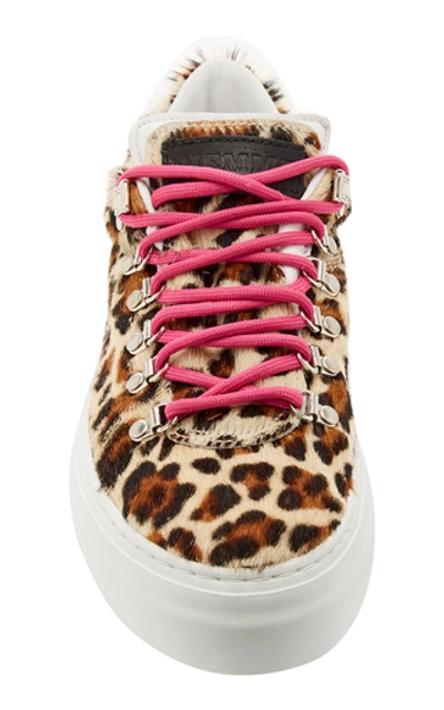 Shop Diemme Marostica Leopard-print Calf Hair Sneakers In Animal