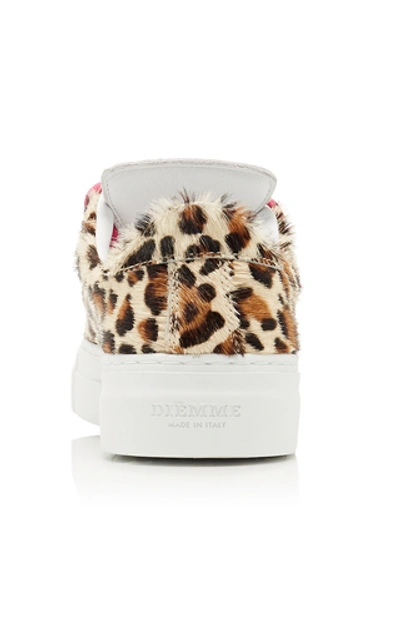 Shop Diemme Marostica Leopard-print Calf Hair Sneakers In Animal