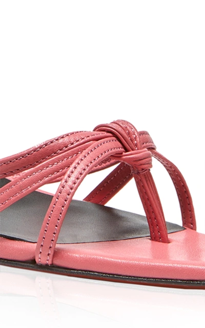 Shop Manu Atelier Lace Sandal In Pink