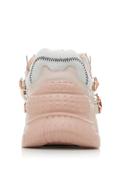 Shop N°21 Billy Crystal Sneakers In Neutral