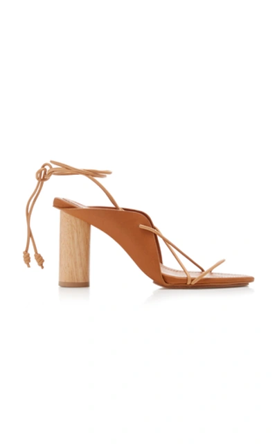 Shop Ulla Johnson Roxie Leather Sandals In Brown