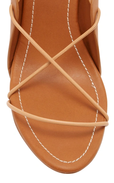 Shop Ulla Johnson Roxie Leather Sandals In Brown