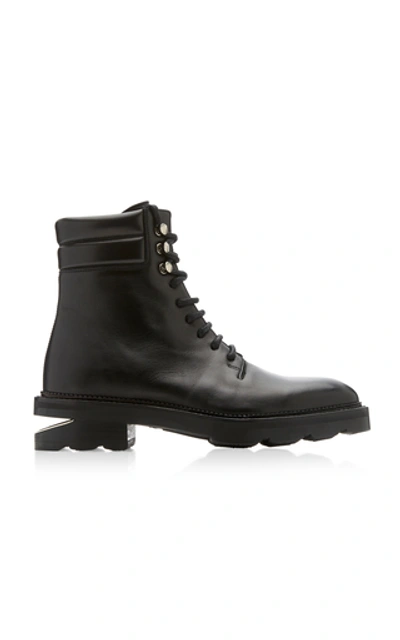 Shop Alexander Wang Andy Leather Boots In Black