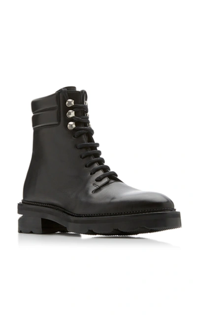 Shop Alexander Wang Andy Leather Boots In Black