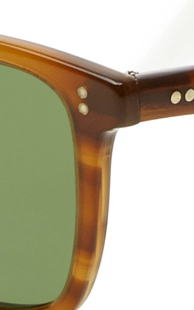 Shop Oliver Peoples Lachman Oversized Square-frame Acetate Sunglasses In Brown