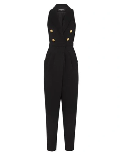 Shop Balmain Jumpsuit/one Piece In Black
