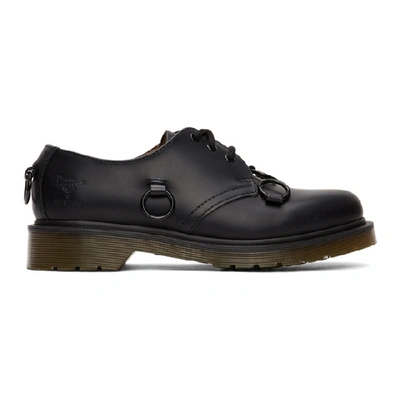 Shop Raf Simons Black Dr. Martens Edition 1461 Derbys