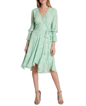 tahari wrap dress