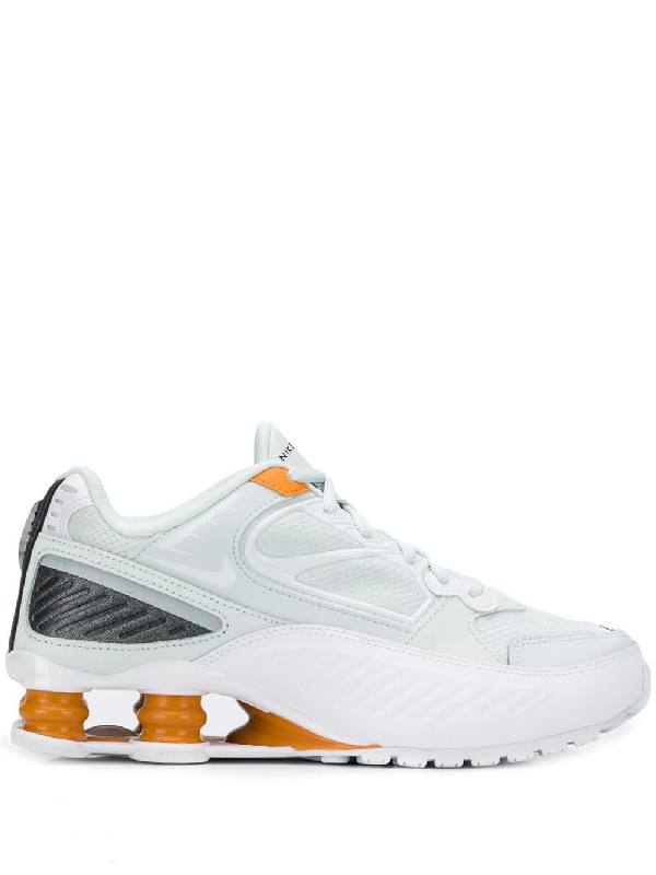 Nike Shox Enigma 9000 Sneakers In White | ModeSens