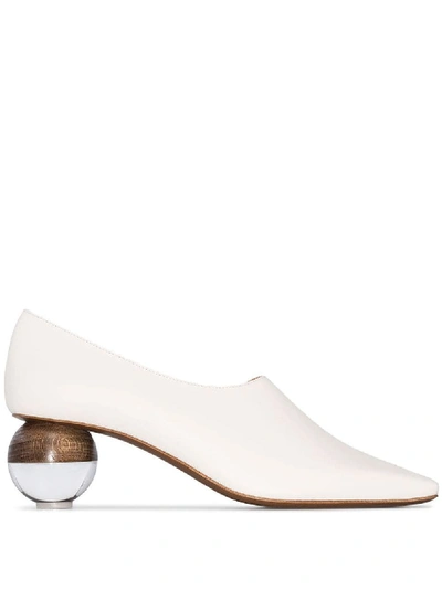 Shop Neous Orchis 55mm Pump In Cream