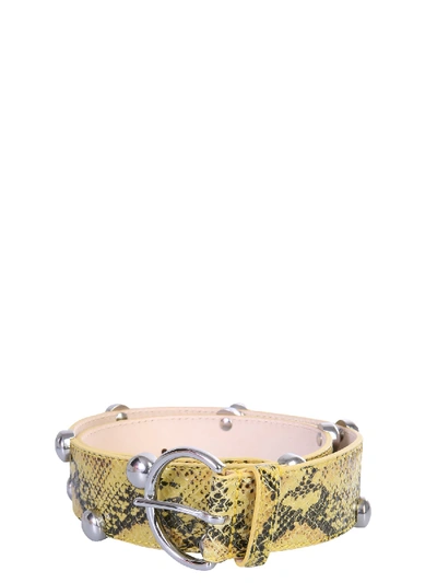 Shop Isabel Marant Étoile Goby Belt In Giallo