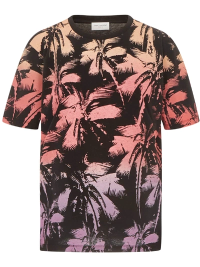 Shop Saint Laurent T-shirt In Multicolor