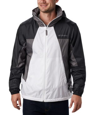 columbia windbreaker white