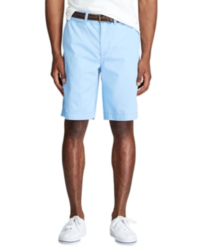Shop Polo Ralph Lauren Men's Relaxed Fit 10" Chino Shorts In Blue Lagoon