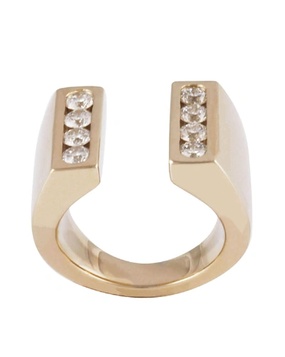 Shop Lo Spazio Jewelry Lo Spazio Diamond U Ring