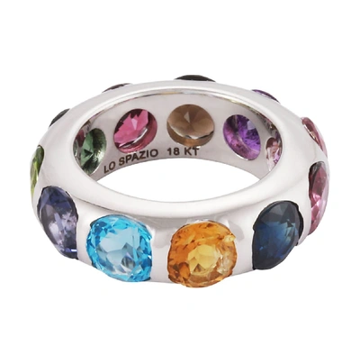 Shop Lo Spazio Jewelry Lo Spazio Autunno Ring In Multicolor