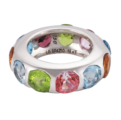 Shop Lo Spazio Jewelry Lo Spazio Estate Ring In Multicolor