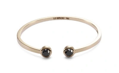 Lo Spazio Jewelry Lo Spazio Black Diamond Bangle In Black