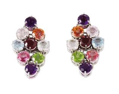 Shop Lo Spazio Jewelry Lo Spazio Autunno Earrings In Multicolor