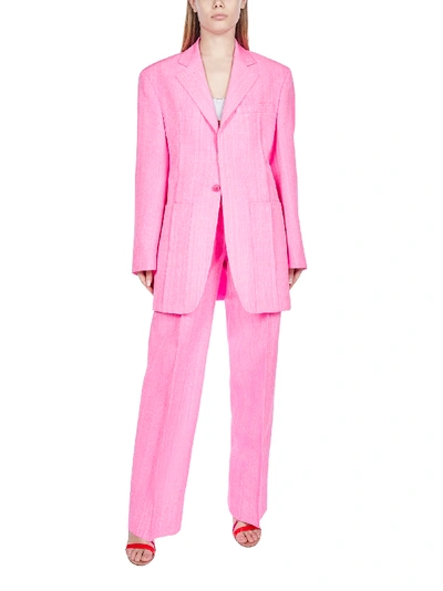 Shop Jacquemus Blazer In Pink