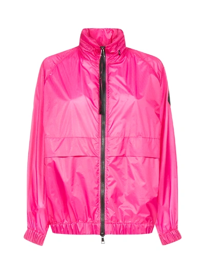 Shop Moncler Jacket In Fuxia