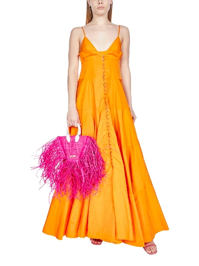 Shop Jacquemus Dress In Orange