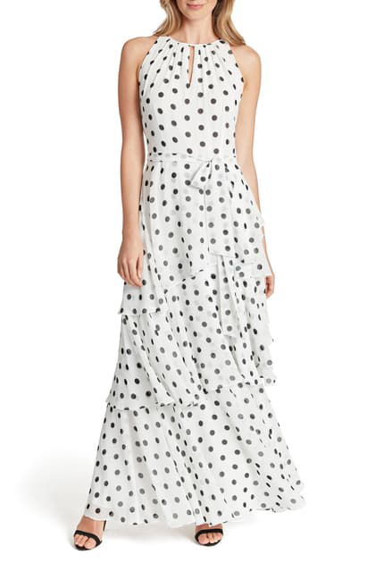 tahari polka dot dress