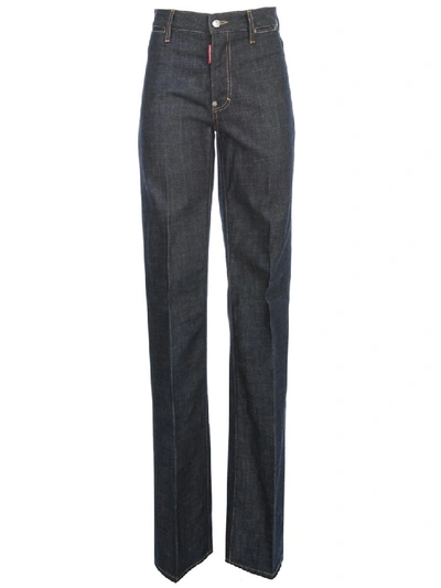 Shop Dsquared2 High-rise Jeans In Black