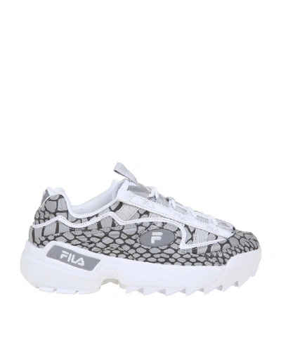 Shop Fila D-formation R Wmn Leather Sneakers In Grey