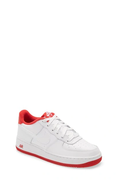 Shop Nike Air Force 1 Sneaker In White/ Team Red