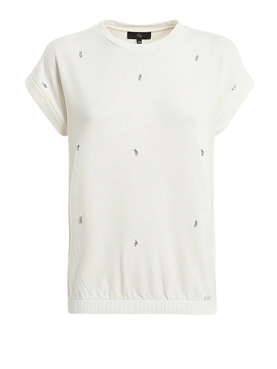 Shop Fay T-shirt In White
