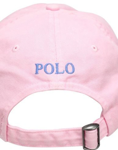 Shop Polo Ralph Lauren Hats In Pink