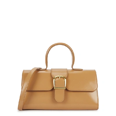 Shop Rylan 1.14 Large Camel Leather Top Handle Bag