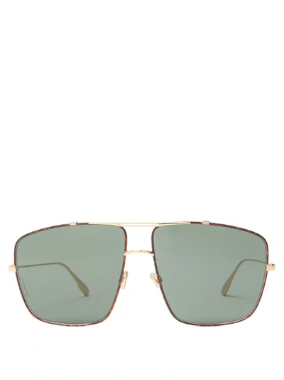Dior Monsieur 2 Aviator-style Sunglasses In Tortoiseshell | ModeSens