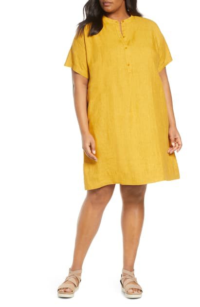 eileen fisher marigold dress