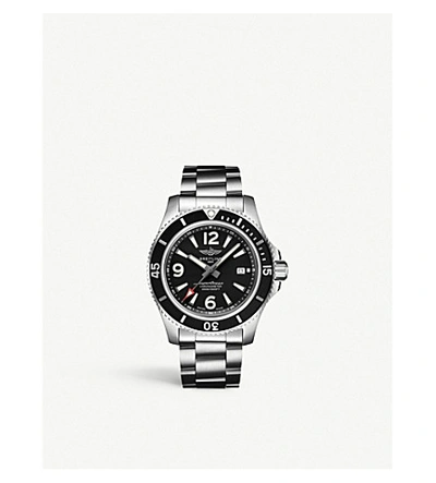 Shop Breitling 17367d71b1a1 Superocean 44 Stainless Steel Watch