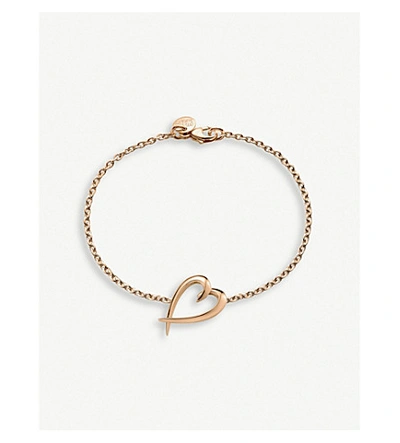 Shaun Leane Heart Rose Gold-plated Vermeil Silver Bracelet