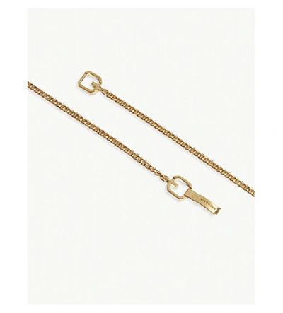 Shop Givenchy 4g Pendant Necklace In Gold Silver
